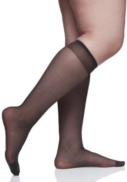 Berkshire Women's Plus Size Day Sheer Knee High Socks 6451
