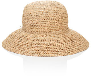 Accessorize Fine Straw Crochet Hat