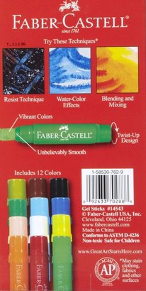 Faber-Castell 12ct Gel Sticks w/ Brush