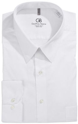 Geoffrey Beene Big and Tall Comfort Stretch Dress Shirt-WHITE-22 37/38