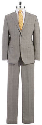 Lauren Ralph Lauren Classic Fit Two-Piece Plaid Pants Suit