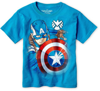 JCPenney Novelty T-Shirts Captain America Graphic Tee - Boys 4-7