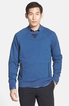 Vince French Terry Raglan Sleeve Crewneck Sweater