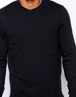 ASOS Sweatshirt With Neck Detail