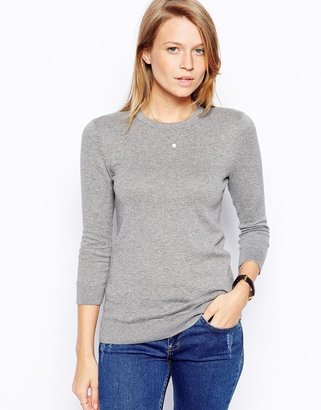 ASOS COLLECTION Sweater With Keyhole Back