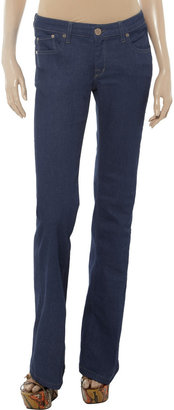 Victoria Beckham Clean mid-rise flared jeans