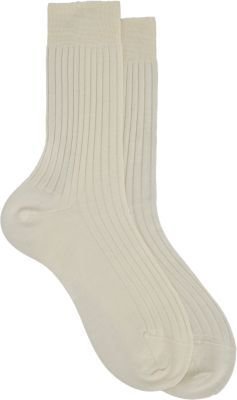 Maria La Rosa Wide, Rib-Knit Knee-Length Socks