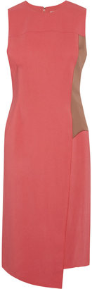 Reed Krakoff Stretch-crepe and sateen dress