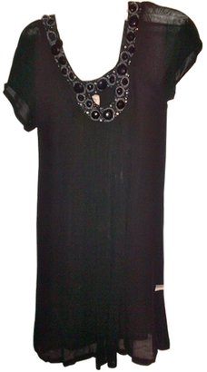 Antik Batik Black Silk Dress