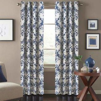 Bed Bath & Beyond Magnolia 63-Inch Window Curtain Panel in Blue