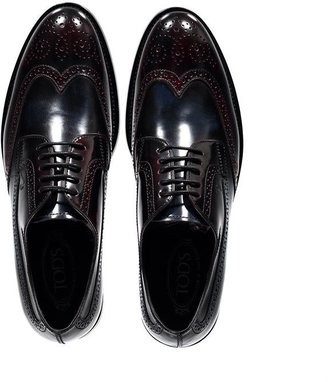 Tod's Tods Leather Lace Up Derby Shoes