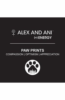 Alex and Ani 'Paw Print' Expandable Wire Bangle