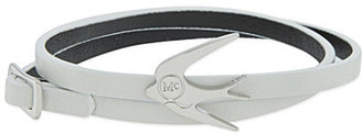 McQ Swallow leather bracelet