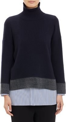 Marni Colorblock Turtleneck Sweater