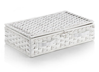 Marks and Spencer White Rattan Under Bed Storage