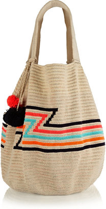 Luz Sophie Anderson crocheted cotton tote