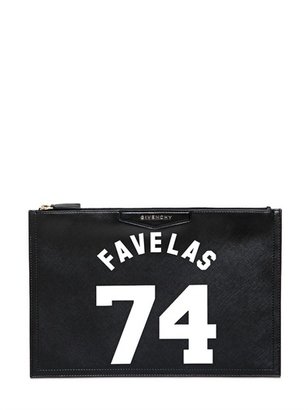 Givenchy Large Favelas 74 Coated Canvas Pouch