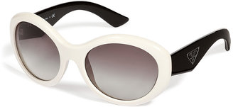 Prada Two-Tone Oversized Sunglasses
