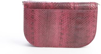 Beirn pink croc-embossed crossbody 'Alice' bag