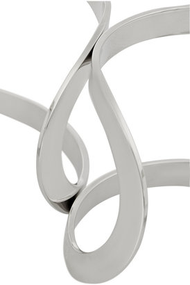 Maison Martin Margiela 7812 Maison Martin Margiela Set of two silver-plated arm cuffs