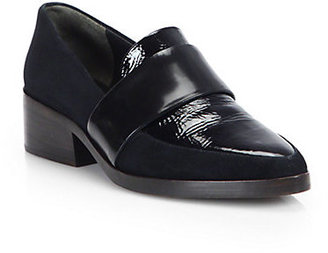 3.1 Phillip Lim Suede, Patent Leather & Smooth Leather Loafers