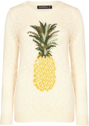Sugarhill Boutique Pineapple intarsia sweater
