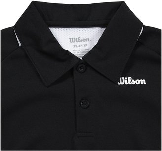 Wilson Junior Great Get Polo - Black/White-X-Small