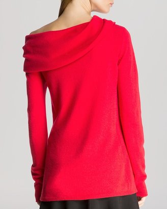 Halston Sweater - Off Shoulder Cashmere