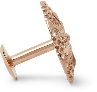 Alice Made This Marmaduke Rose Gold-Plated Cufflinks