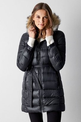 American Eagle Outfitters True Black Get Down Puffer Parka