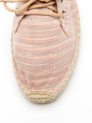 Soludos Linen Derby Lace-Up Espadrille