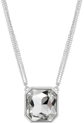 Kenneth Cole New York Crystal Square Pendant Necklace in a Gift Box