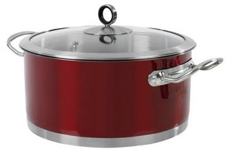 Morphy Richards Accents Casserole Dish, 24 cm - Red