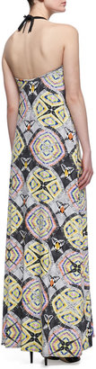 Karina Grimaldi Sodella Printed Jersey Maxi Dress