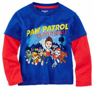 JCPenney Novelty T-Shirts Paw Patrol Long-Sleeve Graphic Knit Tee - Boys 2t-5t