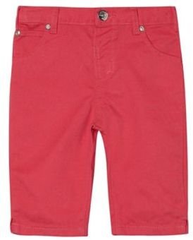 Bluezoo Girl's pink plain capri pants