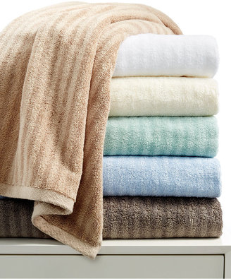 Martha Stewart CLOSEOUT! Collection, Textured Stripe Hand Towel