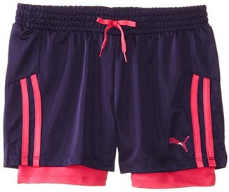 Puma Girls 7-16 Soccer Short With Taping