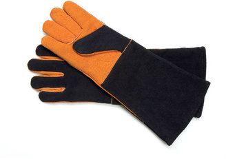 Charcoal Companion Steven Raichlen Pair of Extra Long Suede Gloves