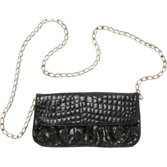 Giuseppe Zanotti Black Leather Handbag