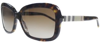 Burberry BE 4173 300213 Dark Havana Butterfly Plastic Sunglasses