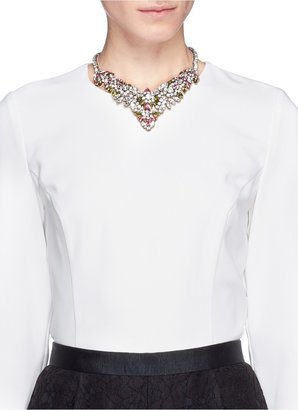 Valentino Crystal flower necklace