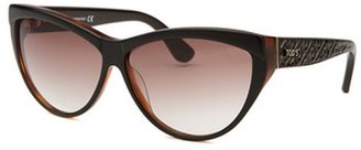 Tod's Women's Cat Eye Brown Sunglasses
