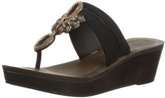 grendha Womens Magia Wedge Thong Sandals