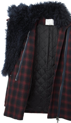 3.1 Phillip Lim asymmetric plaid jacket