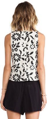 MM Couture by Miss Me Back Button Tank