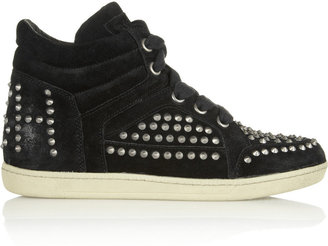 Ash Zest studded suede high-top sneakers