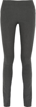 Donna Karan Stretch linen-blend straight-leg pants