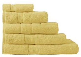 Sheridan Yellow 'Luxury Egyptian' towels