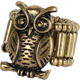 Delia's Izadora Owl Ring